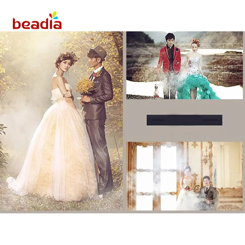 10 шт./коркоркор. дымчатый торт белый дымовой эффект показать круглые фотографии