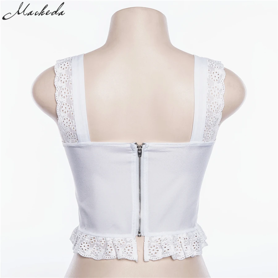 Nibber Новая модная Сексуальная кружевная однотонная короткая женская ночная кофта бюстье укороченный Топ Bralette Женская сексуальная одежда безрукавка