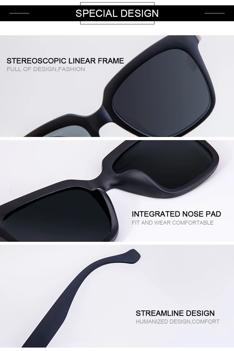 VEGOOS Sunglasses Men Polarized Women Square Sun Glasses UV400 Protection Driving Sport Glasses Gafas de Sol Hombre#6109
