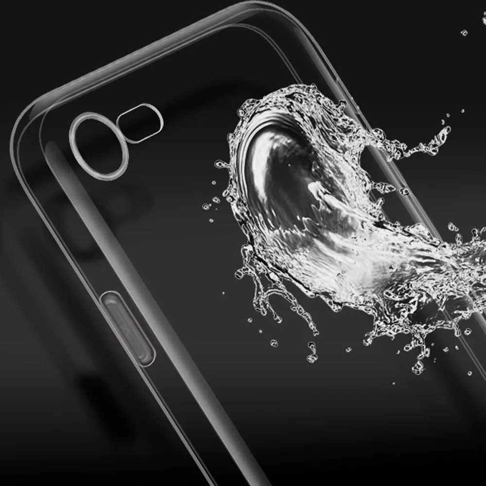 Soft TPU Silicone Transparent Clear Case Anti Scratch/Dust/Shock Ultra Thin Back Skin Bag Phone Cover For Iphone 8 7 Plus X @ |