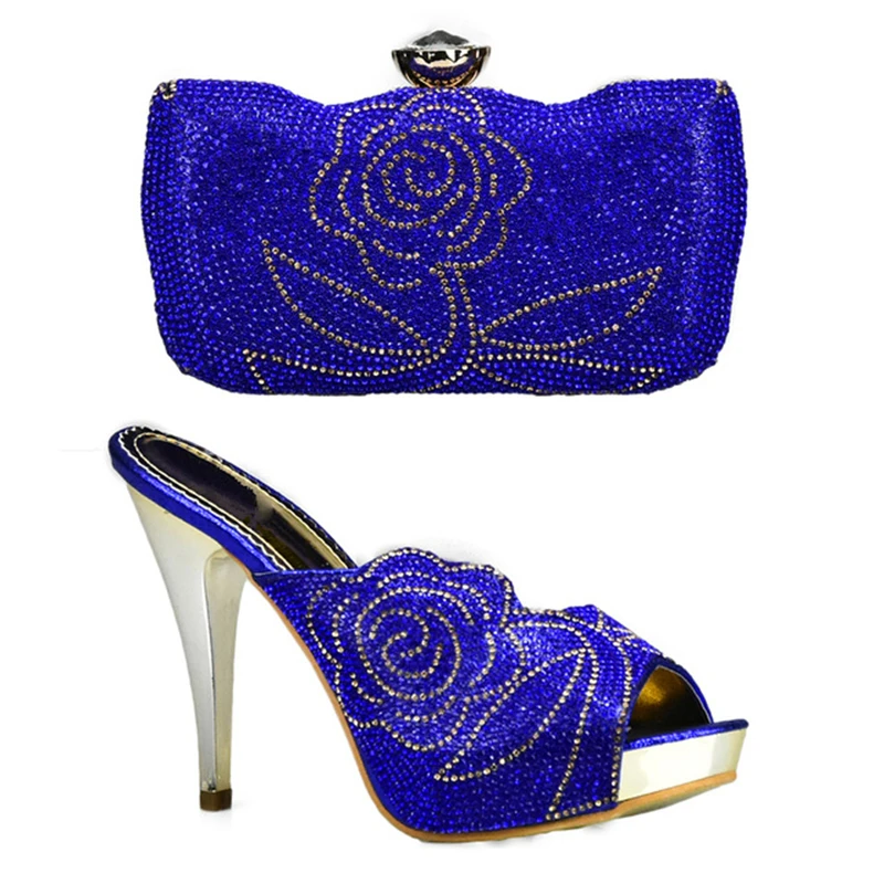 Новое поступление комплект из туфель и сумочки в африканском стиле итальянский