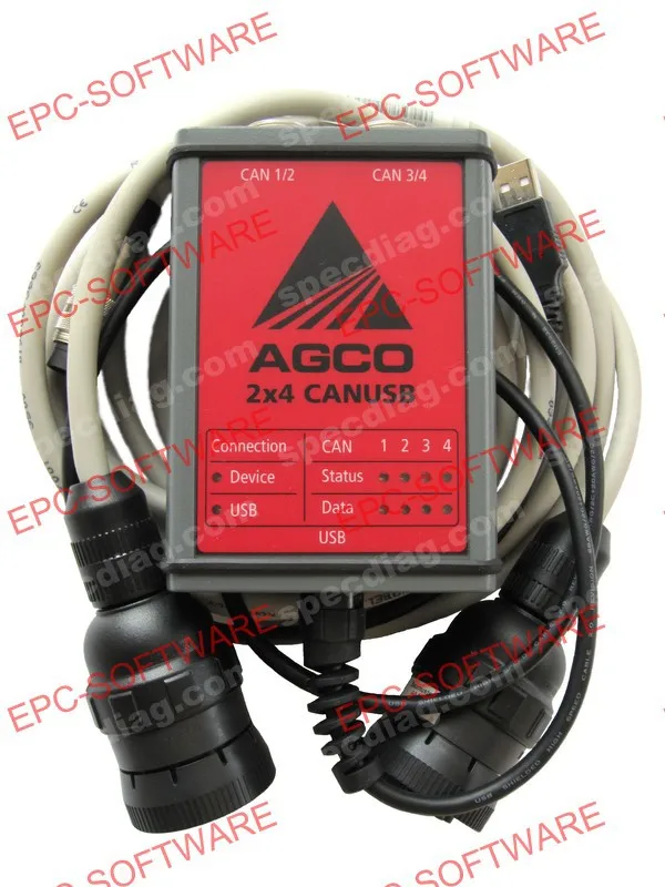 Диагностический комплект SattvDiag AGCO (CANBOX)|Тестеры аккумуляторов| |
