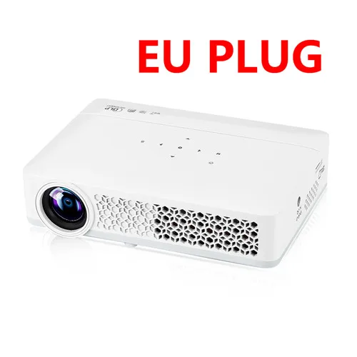 WHITE EU PLUG DLP-800W портативный проектор 1280X800 пикселей 300ANSI - Цвет: WHITE EU PLUG