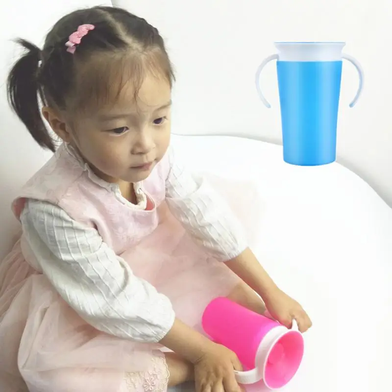 Кружка для мальчиков диких тренировок 360 градусов безопасная против проливания