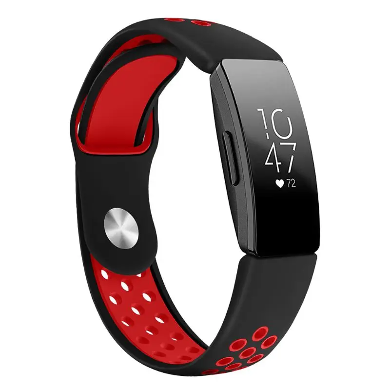 Двухцветные силиконовые часы ремешок для Fitbit Inspire/Inspire Hr Сменный ремень наручные часы с ремешком-браслетом аксессуары