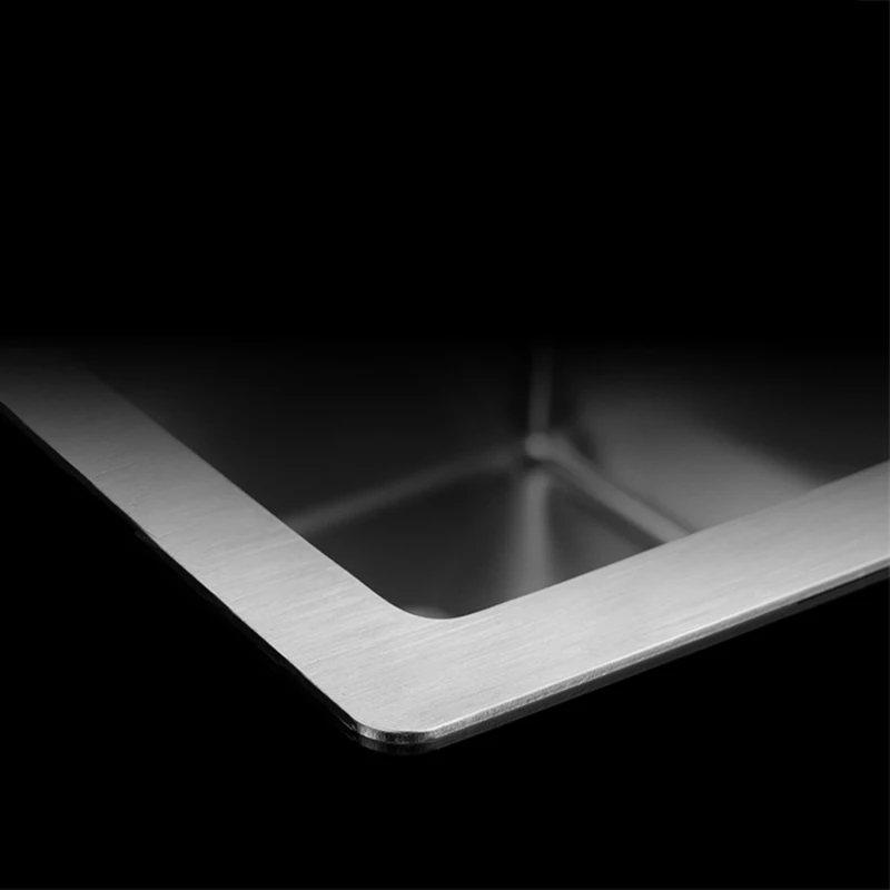 68*43 см undermount 304 кухонная раковина из нержавеющей стали ручная работа одна чаша резервуар для воды матовый большой размер 26,7" толщиной 3 мм+ 1,2 мм