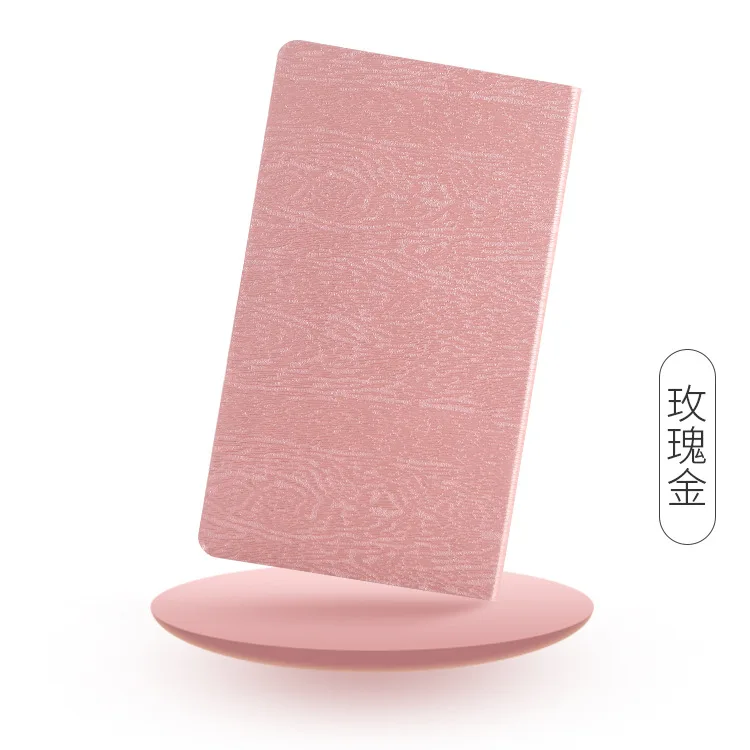 Huawei Mediapad M3 8," Tablet Case, рисунок древесины из искусственной кожи+ PC смарт sleep-будильника Функция флип чехол+ Скрытая Магнит Стенд Крышка - Цвет: Rose gold