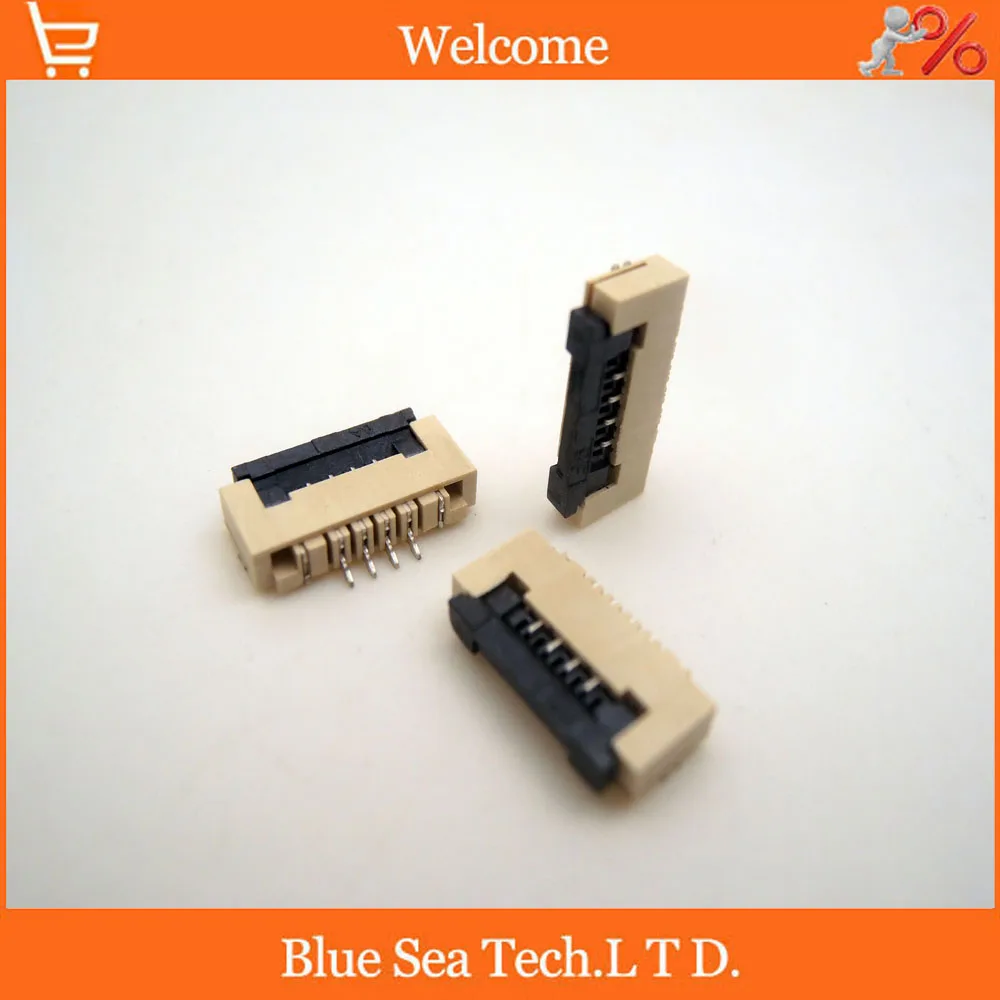 20 шт. FPC/FFC откидной разъем типа cable socket 4 pin 1 0 мм для интерфейса ЖК экрана