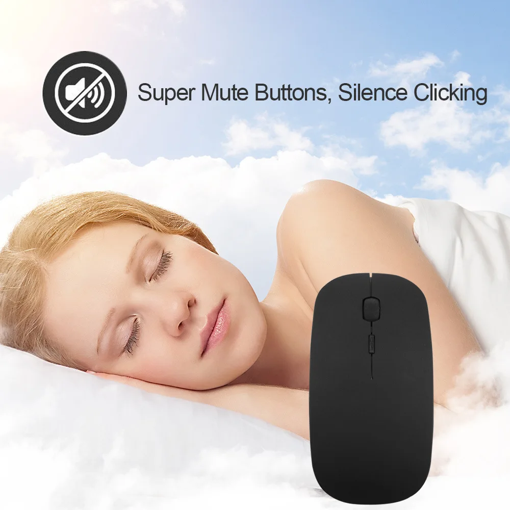 Cliry 2018 Новое поступление Беспроводной 2.4 ГГц + Bluetooth 4.0 Двойной режим Мышь 1600 Точек