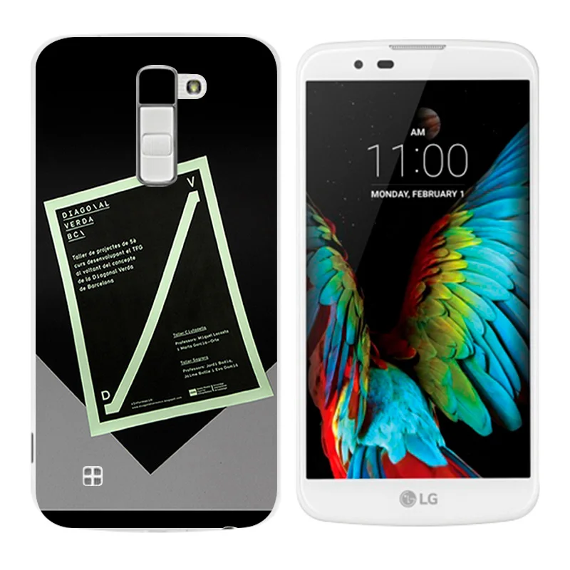 Мягкий ТПУ чехол для телефона LG K10 K 10 LTE K420N K430 K430DS 5 3 задняя крышка с жизненным