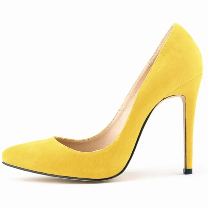 Большие размеры Sapatos Femininos модные женские туфли-лодочки из искусственного
