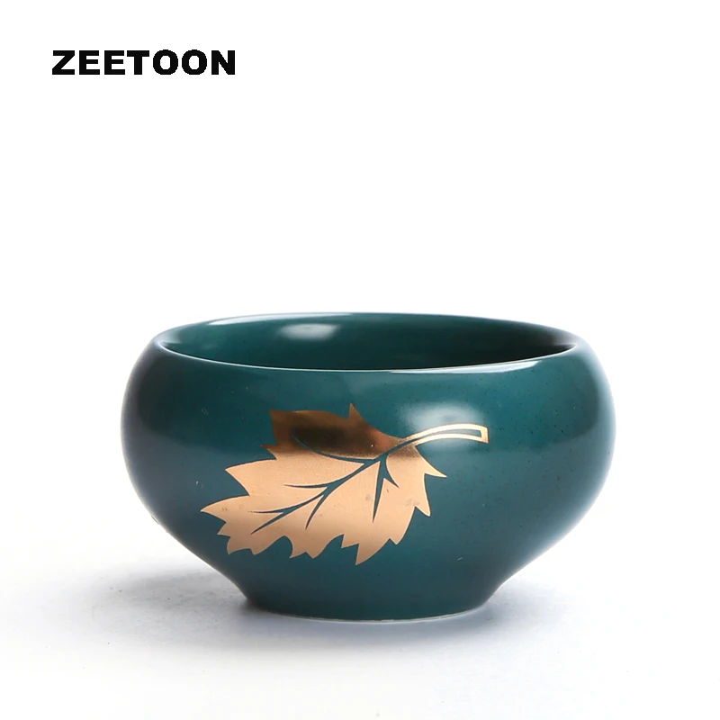 Zen японский стиль чайный набор кунг-фу с голубой глазурью кленовый лист 60 мл