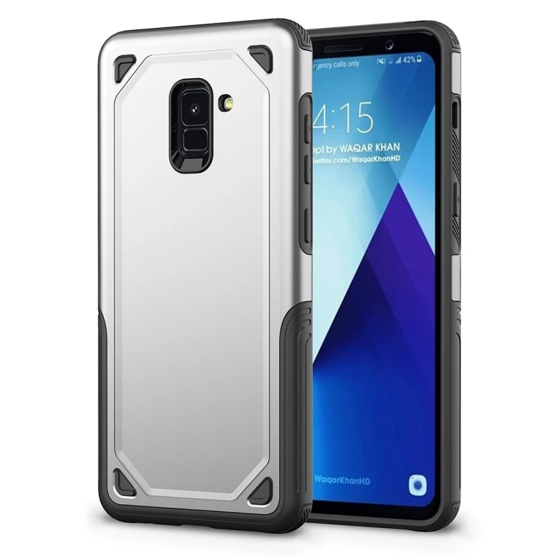 Противоударный прочный армированный защитный чехол для Samsung Galaxy A6 (2018)|Бамперы| |