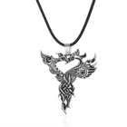 Ожерелье с подвеской в виде древней китайской огненной птицы, для женщин и мужчин, 1 шт., тотем Феникса