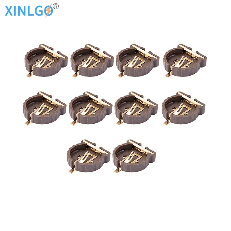 10PCS BS-1220-2 Button Battery Holder 50pcs CR1220 Cell Case Temperature Resistance 300 Degrees | Электроника