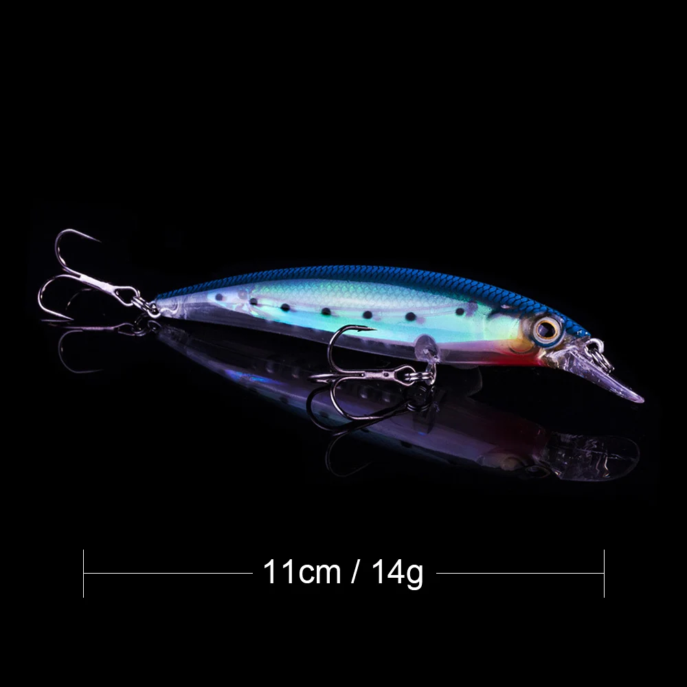 Qxo 11 см приманки в виде гольяна джиг металлический жесткий воблер искусственная