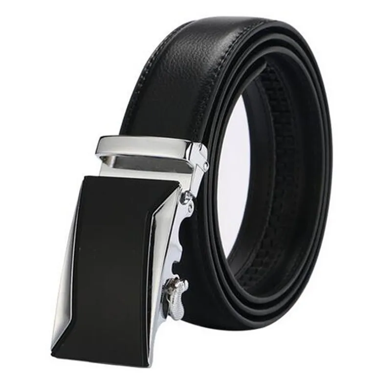 Мужские кожаные ремни высокого качества мужские брендовые автоматические с