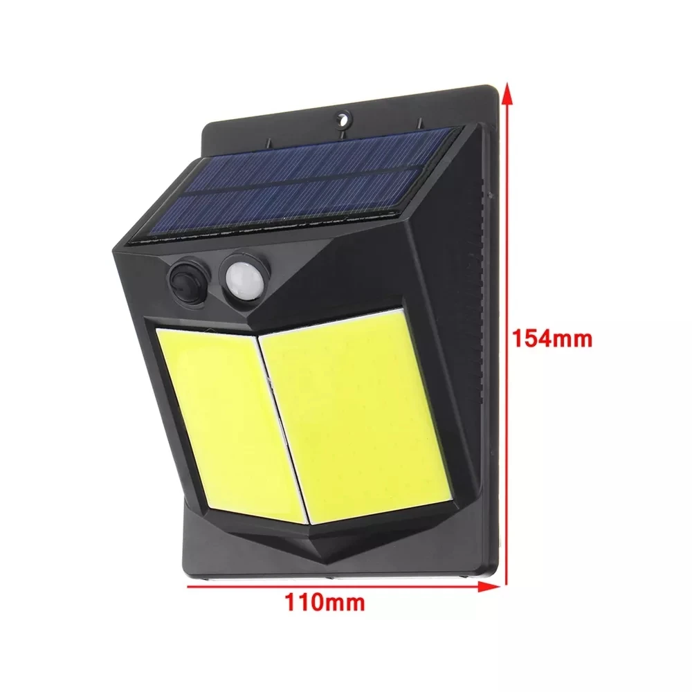 96COB LED Солнечный Свет PIR датчик движения широкий угол безопасности настенный