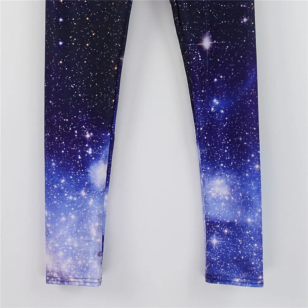 

Digital PrintingElastic Casual Pants Starry sky Pattern Women Leggings 7 sizes Fitness Clothing Free Shipping