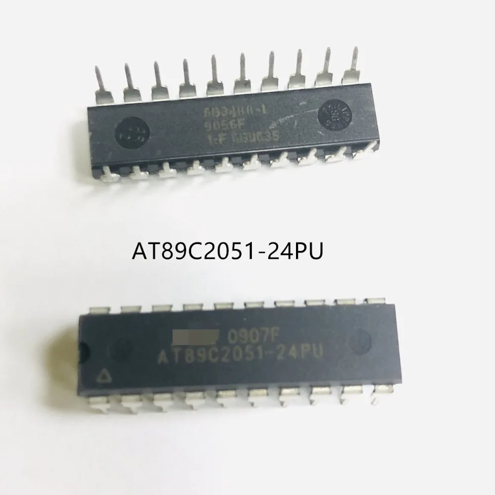 

2 шт. AT89C2051-24PU 89C2051-24 AT89C2051 DIP-20 оригинальный IC