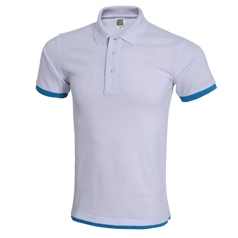 Классическая мужская рубашка Polo Homme 2017 Мужская модная футболка поло серого цвета