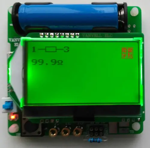 Испытательный транзистор M328 измеритель емкости LCR MOSFET ESR с испытательным