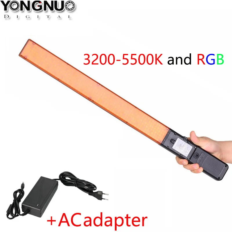 YN360 3200-5500K RGB YONGNUO YN360 ручной светодиодный светильник для видео 3200 k-5500 k/5500 K RGB красочный 39,5 см палочка для льда профессиональный фото светодиодный светильник yn 360 палочка - Цвет: YN360 3200-5500K RGB