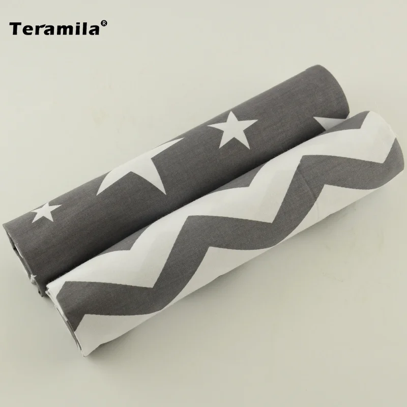 Teramila 2 шт. 50*160 см серо белый узор в виде звезды/волны идеально подходит для 100%