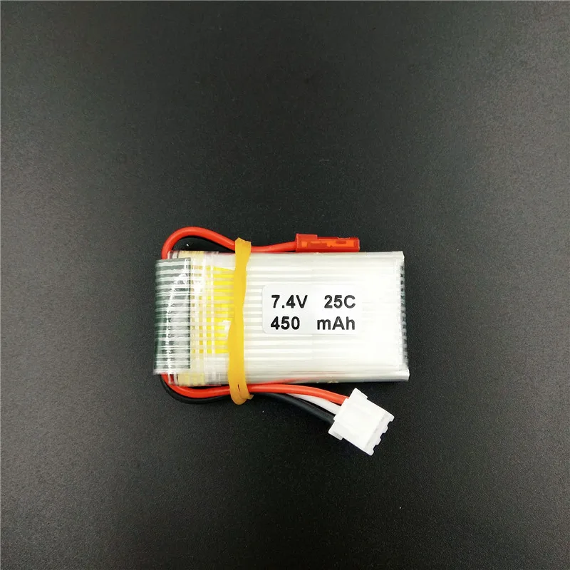 Аккумулятор Lipo 7 4 в 450 мАч 2S для пульта дистанционного управления Radiolink AT9 AT9S KINGKONG 90GT 95GT 110GT RC FPV гоночного дрона