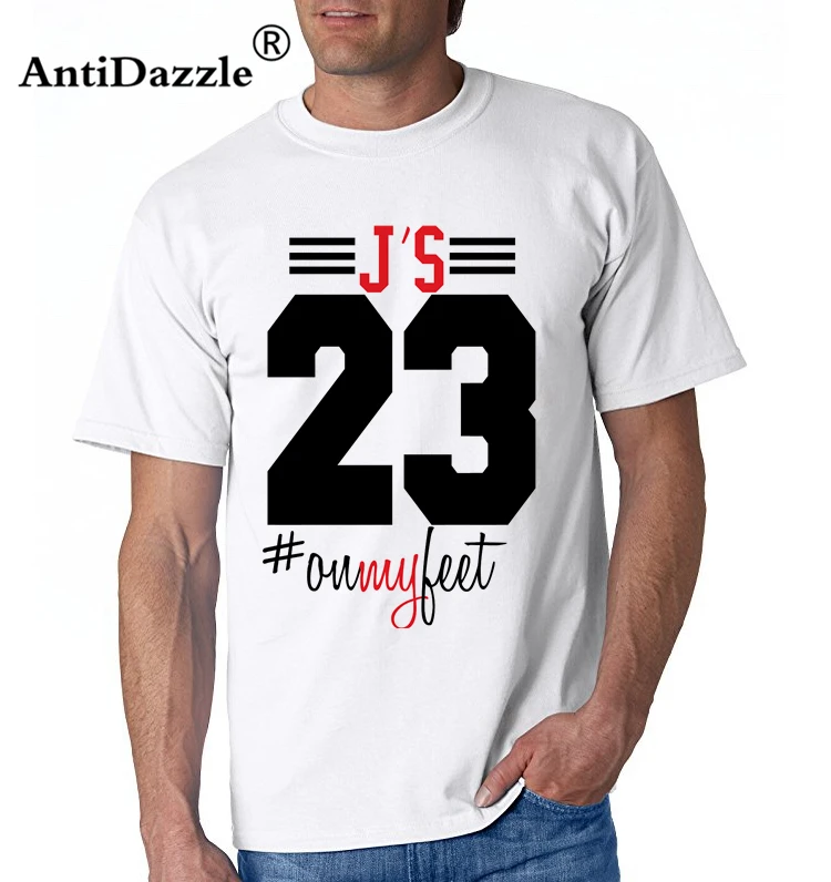 Antidazzle 2017 новое поступление Майкл Джордан 23 on my feet Мужская футболка с коротким