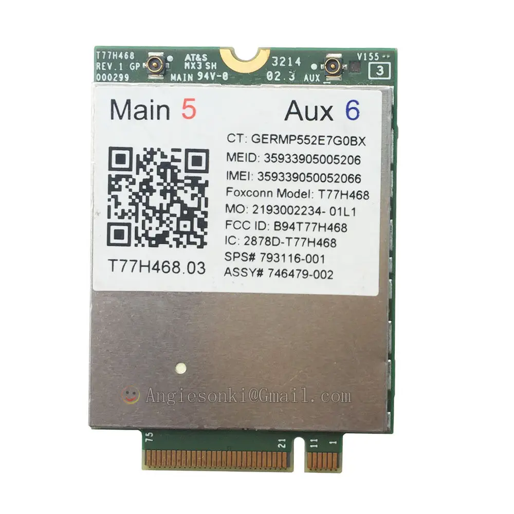Модуль 4G LT4211 gobi LTE/EV DO/HSPA + карта WWAN SPS 793116 001 T77H468 M.2 для HP EliteBook 820 840 850 G2 810 G3 Zbook14 15U G2|lte