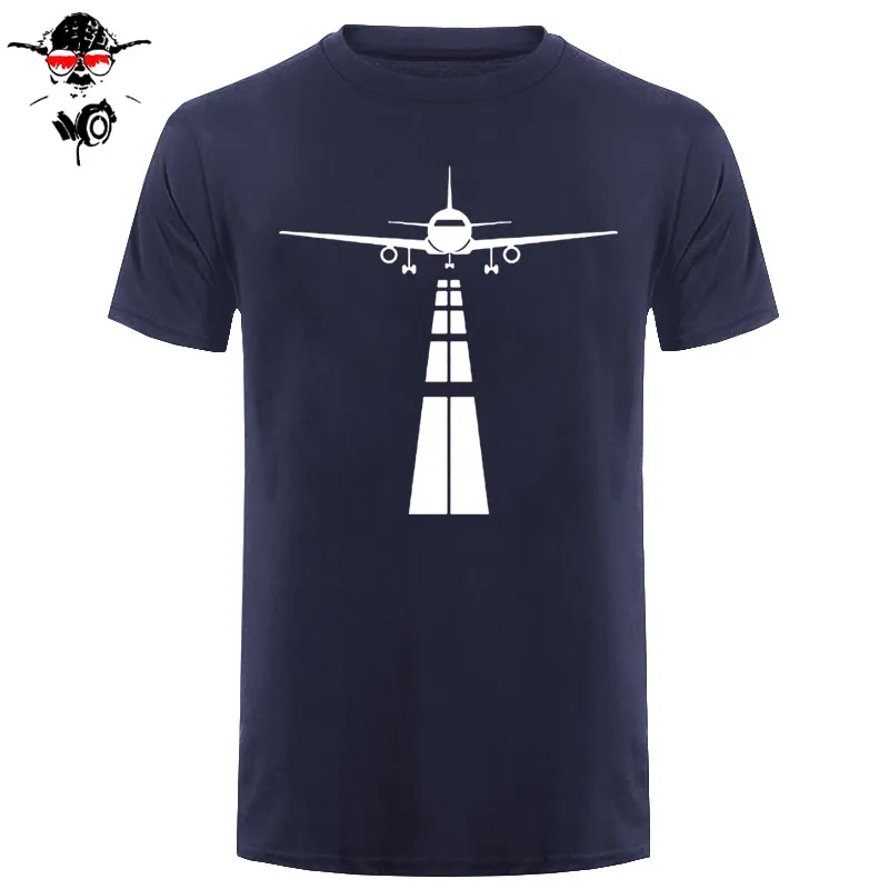 Летчик самолет Футболка мужская летняя короткий рукав Eat Sleep Fly Repeat Винтажная футболка хлопок тройники черный - Цвет: navy white