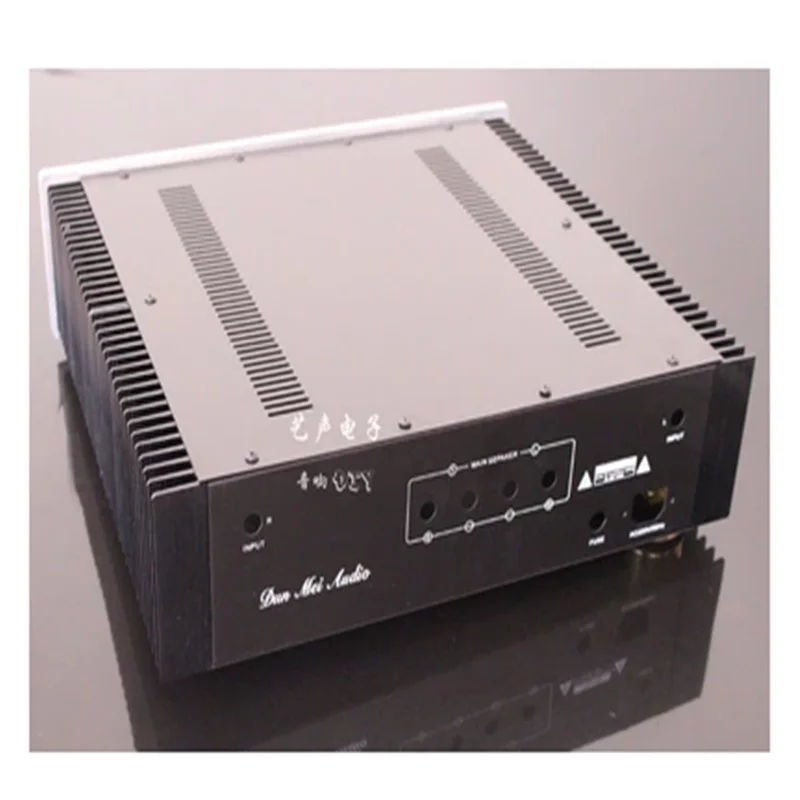 Корпус POA-220 усилитель корпус шасси с теплоотвод чистый задний полюс DIY алюминий 430*390*115