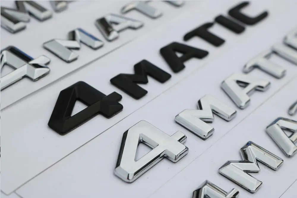 ABS Пластик 4matic автомобильные эмблемы Наклейка с именной табличкой
