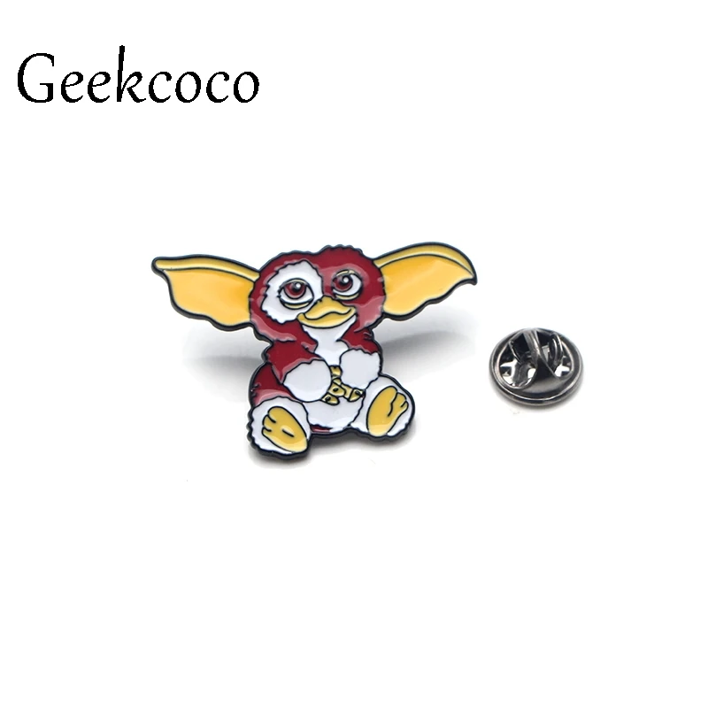 Gremlins Gizmo из цинкового сплава с героями мультфильмов в стиле «панк» забавные булавки броши для рюкзака, одежды для Кепка для мужчин и женщин, значки-украшения медали J0002 - Окраска металла: 4