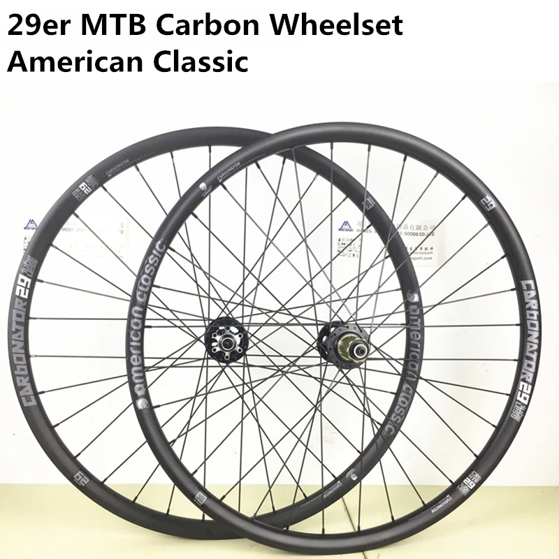 Американские классические 29er MTB Углеродные колеса с Fastace втулкой спицами QR или