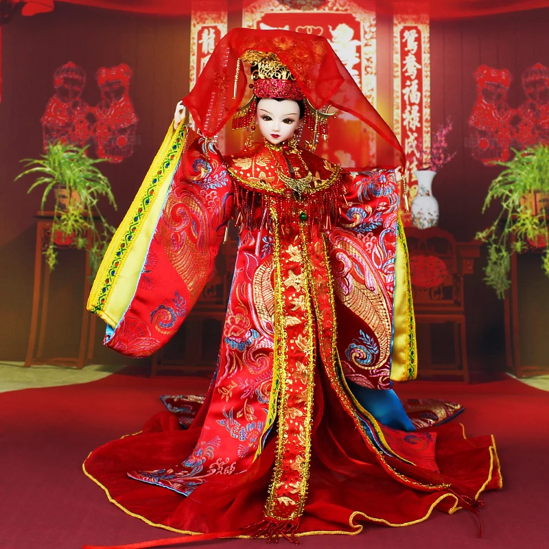 Fortune Days 1/4 East charm Doll 35cm Highly Chinese costume set high quality reborn girls Toy Gifts | Игрушки и хобби