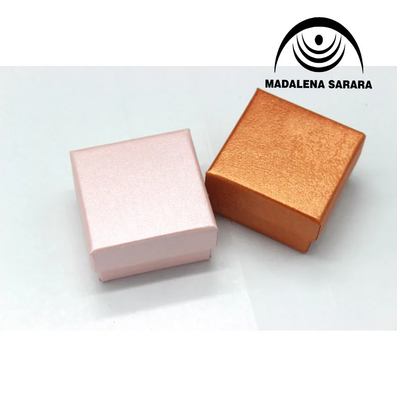 Коробка для ювелирных изделий MADALENA SARARA 50 шт./лот 5 х5 см коробка из крафт бумаги