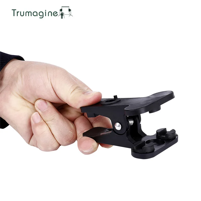 TRUMAGINE 6 шт. черные зажимы для фотостудии|background stand holder clips|backdrop clampsstudio backdrop clamps |