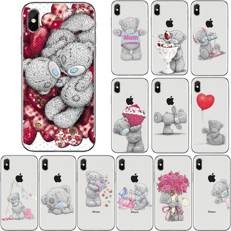 Tatty Teddy Me To You Bear Мягкий силиконовый прозрачный чехол из ТПУ для телефона iPhone 11 11pro