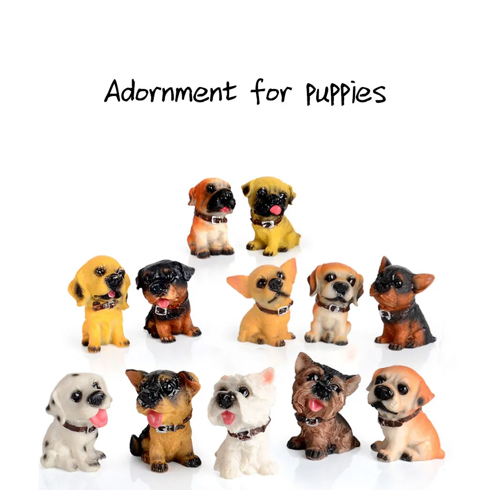 Забавная декоративная собачка из смолы для щенка анимированная Танцующая