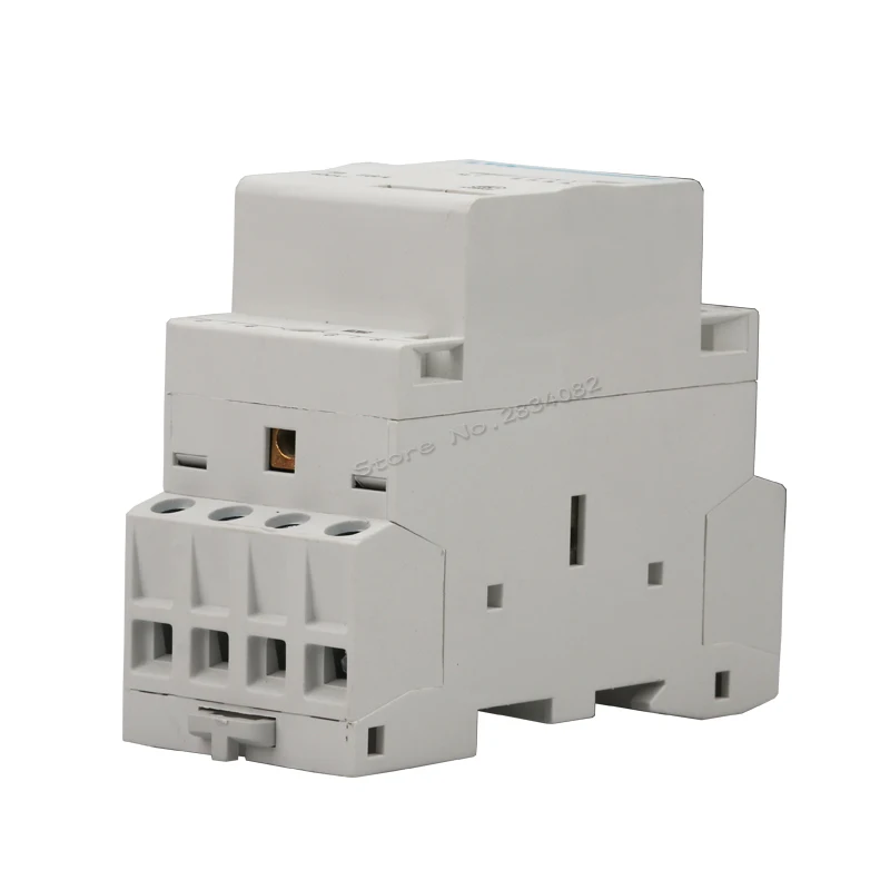 4P контактор переменного тока 25A бытовой контактор 110V 24V 220V 230V 400V~ 4NO 4NC 2NO2NC 3NO1NC 50/60 Гц 35 мм din rail CT1-25