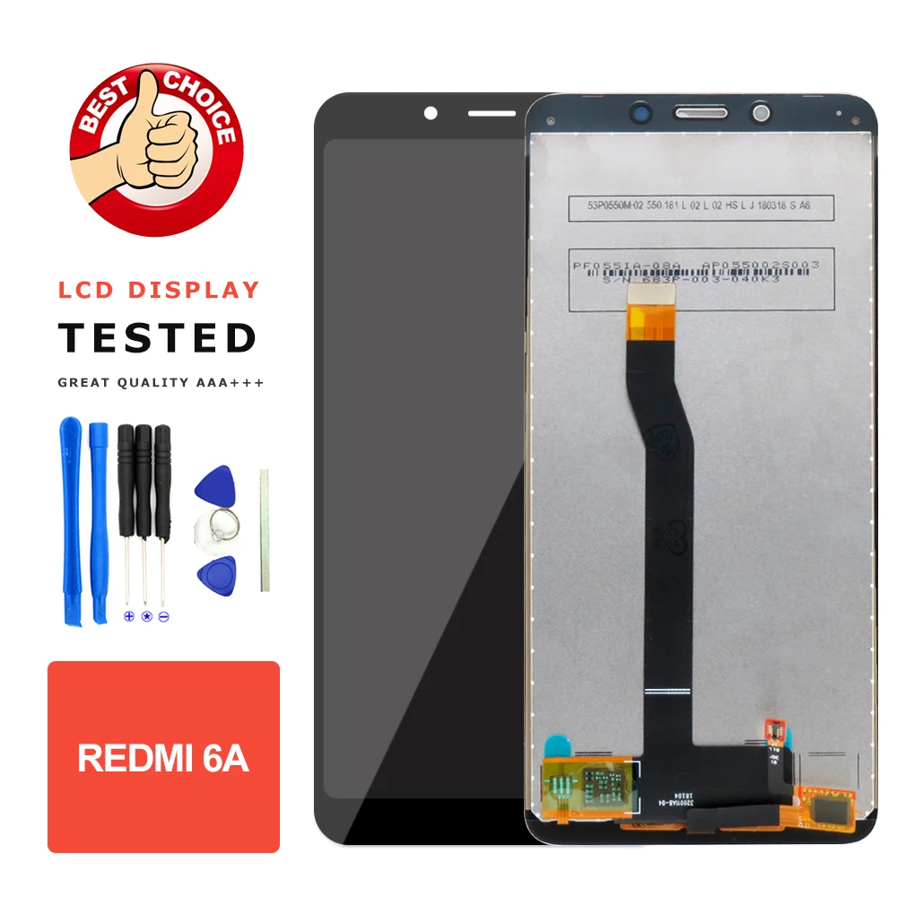 Для Xiaomi Redmi 6A ЖК-дисплей + сенсорный экран Замена 5 45 &quotЖК Redmi6A ЖК-экран в сборе |
