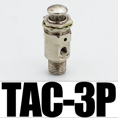 3P TAC пневматический тумблер клапан TAC-3V/P/S 4 V/P TAC2-31V/P 41 V/P воздушный переключатель цилиндр аксессуары ручной Реверсивный Клапан - Цвет: 3P