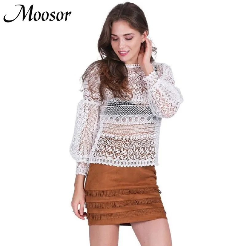 2017 Hot Sale Lace Patchwork Sexy Blusas Harajuku Blouse Casual Women Blusa New Fashion Blouses Stand Tops WG47 |
