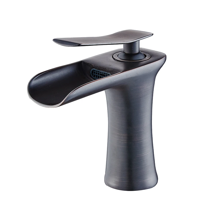 Fapully смеситель для ванной комнаты с одной ручкой раковины кран на бортике