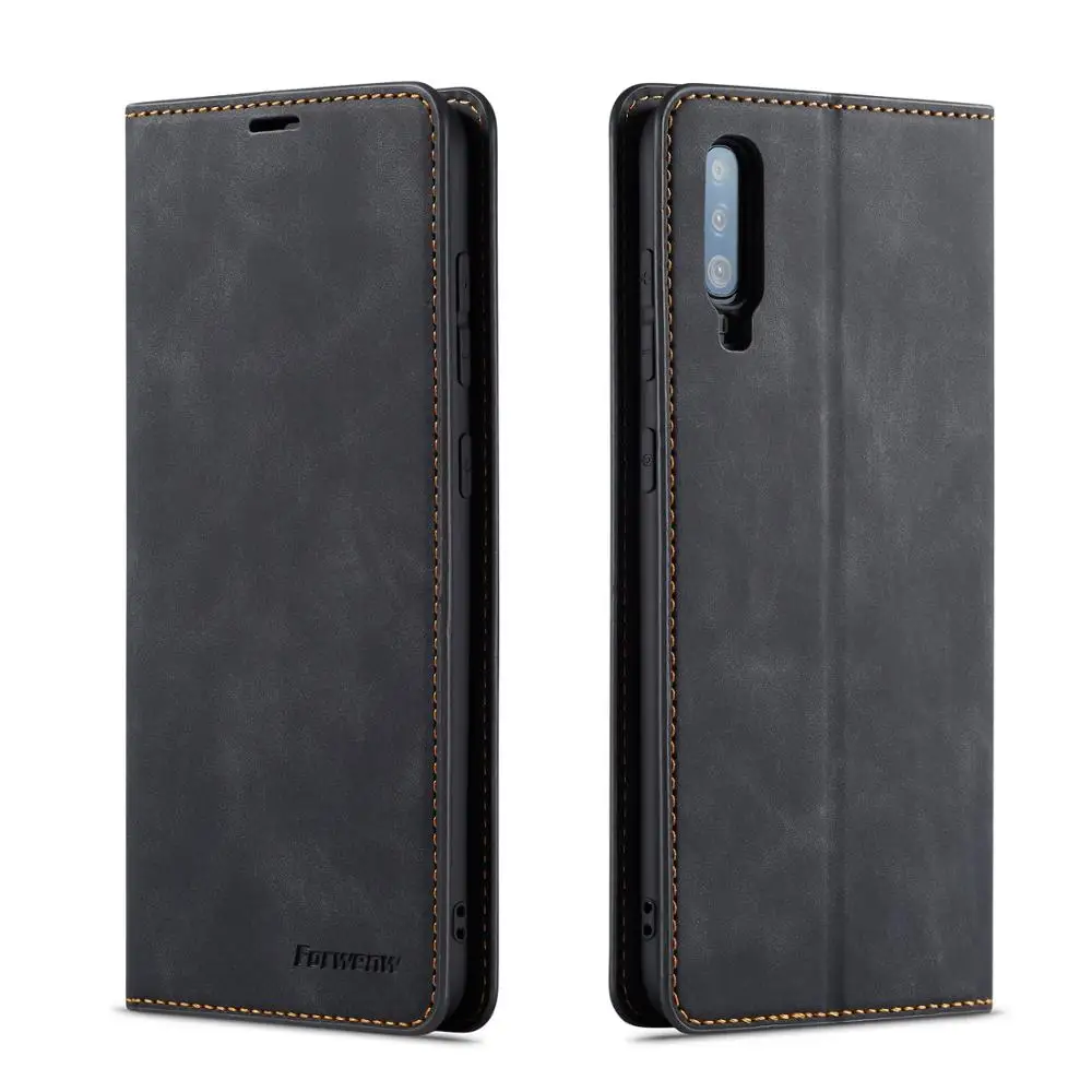 Чехол для Samsung Galaxy S9 S8 S10 J4 J6 Plus A40 A50 A60 A70 A30 A6 A7 A8 2018 роскошный кожаный откидной