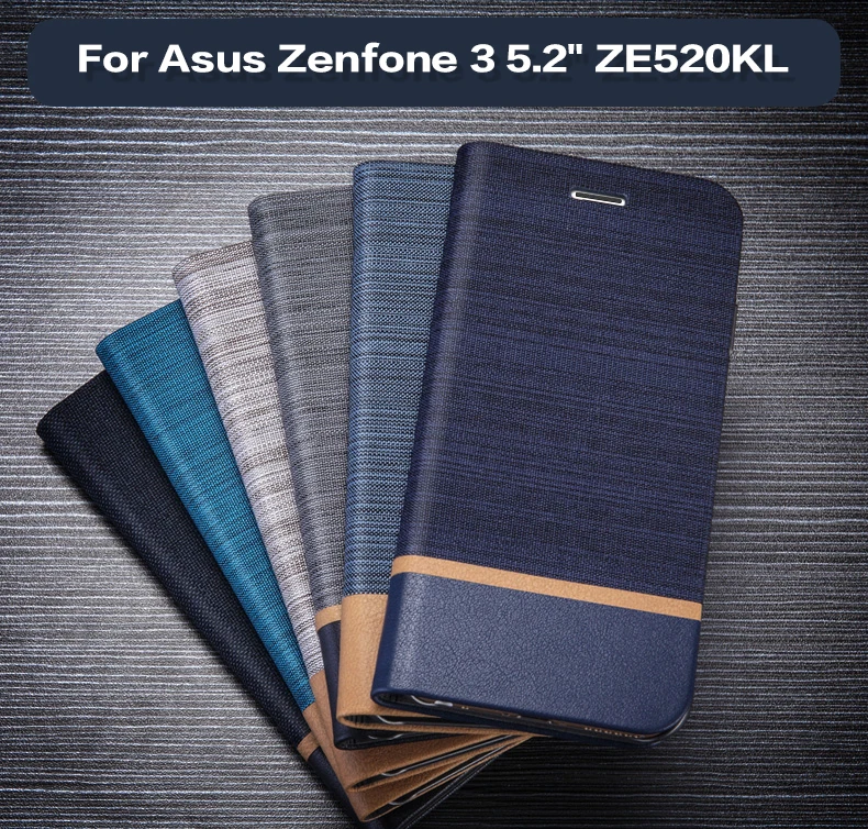 Для Asus Zenfone 3 ZE520KL флип-чехол-книжка ТПУ силиконовый чехол-накладка для Asus Zenfone 3 5," ZE520KL деловой чехол для телефона из искусственной кожи
