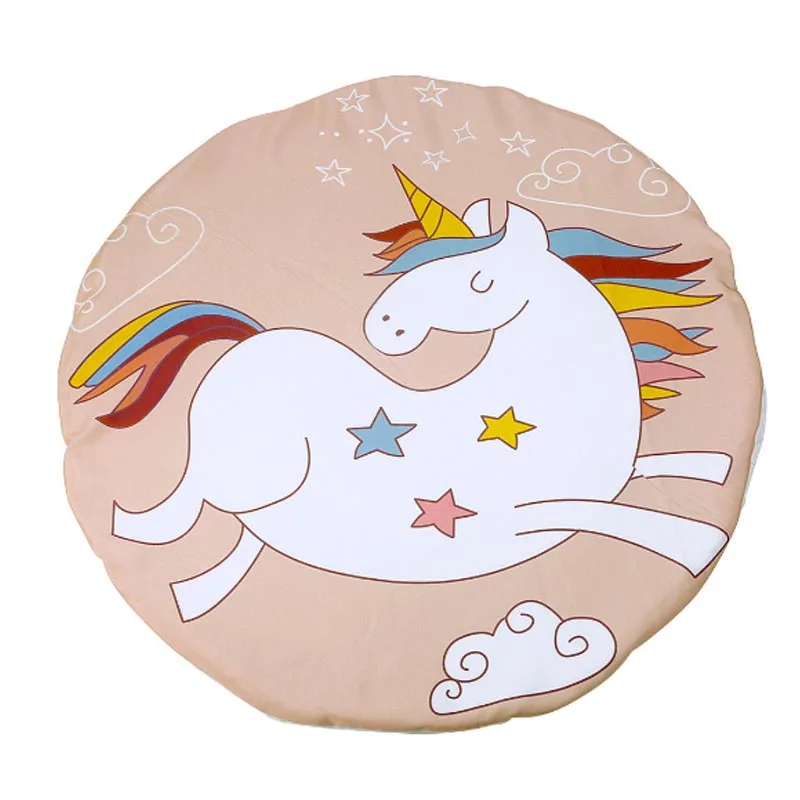 Милые детские коврики для игр детский коврик ползания напольный хлопковый