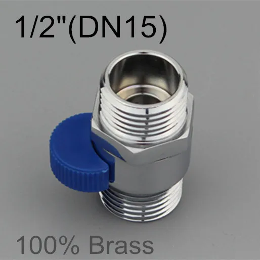 Латунные аксессуары для ванной комнаты Проходной клапан душевой